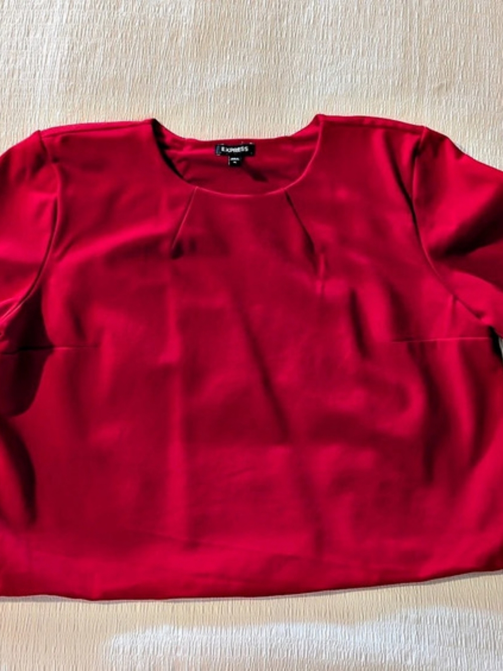 Express Short Sleeve Top in Pink Size XL Like New